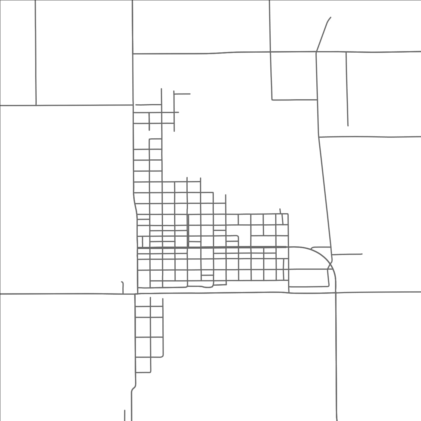 ROAD MAP OF GUEYDAN, LOUISIANA BY MAPBAKES