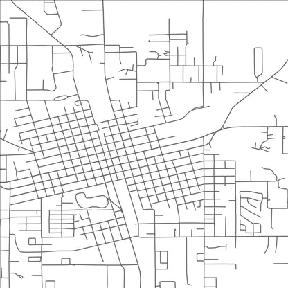 ROAD MAP OF HAMMOND, LOUISIANA BY MAPBAKES