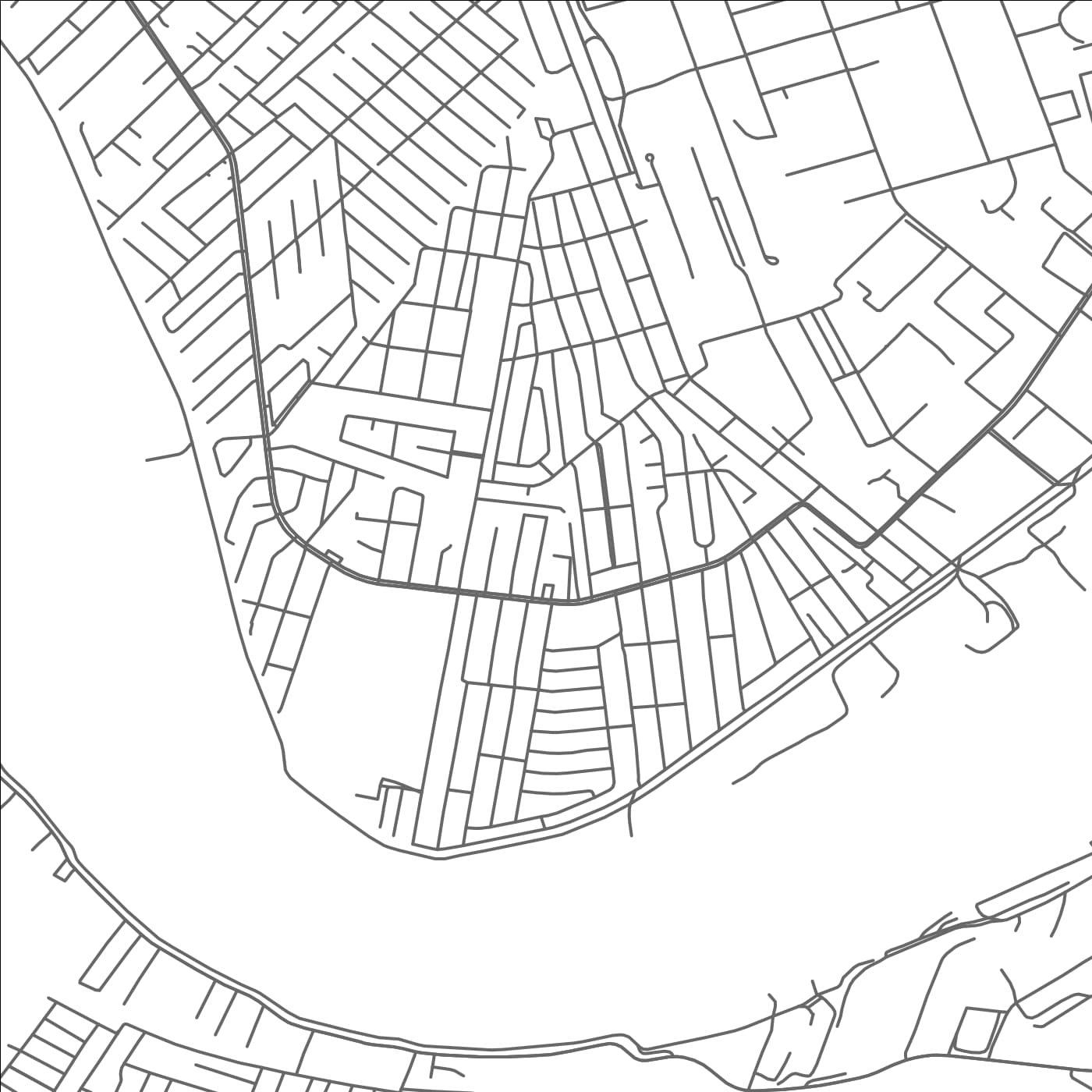 ROAD MAP OF HARAHAN, LOUISIANA BY MAPBAKES