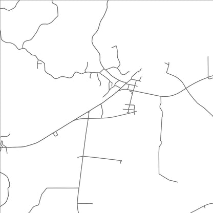 ROAD MAP OF HARRISONBURG, LOUISIANA BY MAPBAKES