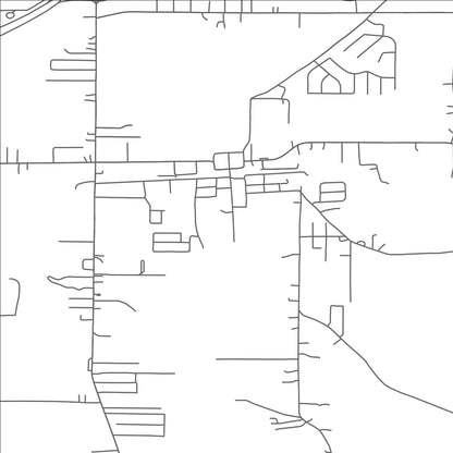 ROAD MAP OF HAUGHTON, LOUISIANA BY MAPBAKES