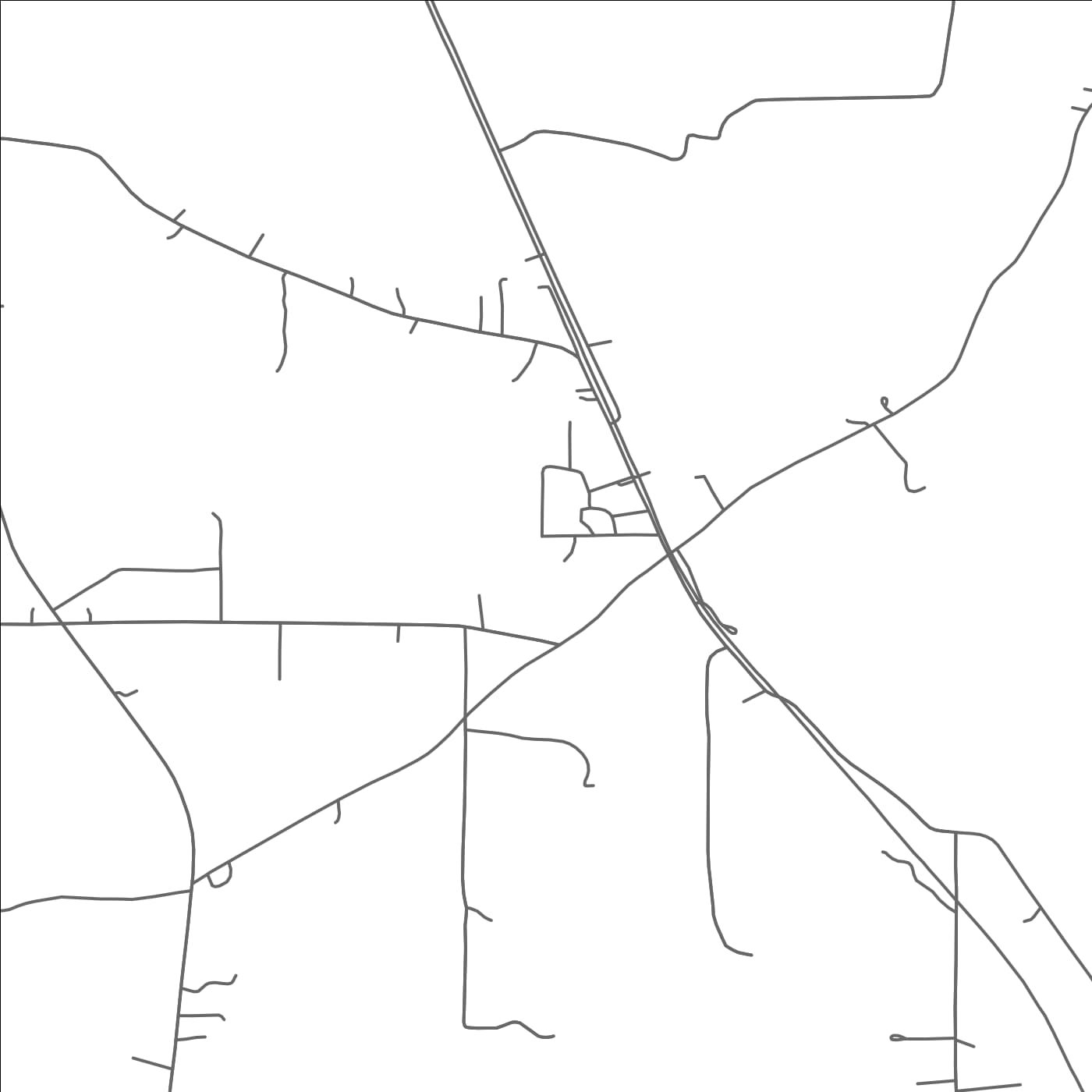 ROAD MAP OF HEFLIN, LOUISIANA BY MAPBAKES