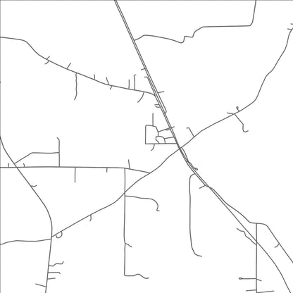 ROAD MAP OF HEFLIN, LOUISIANA BY MAPBAKES