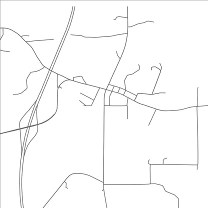 ROAD MAP OF IDA, LOUISIANA BY MAPBAKES