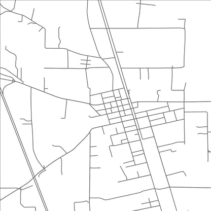 ROAD MAP OF INDEPENDENCE, LOUISIANA BY MAPBAKES