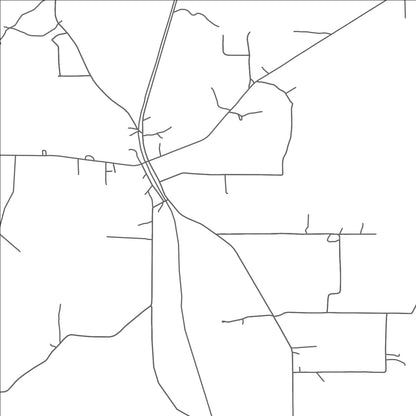 ROAD MAP OF JAMESTOWN, LOUISIANA BY MAPBAKES