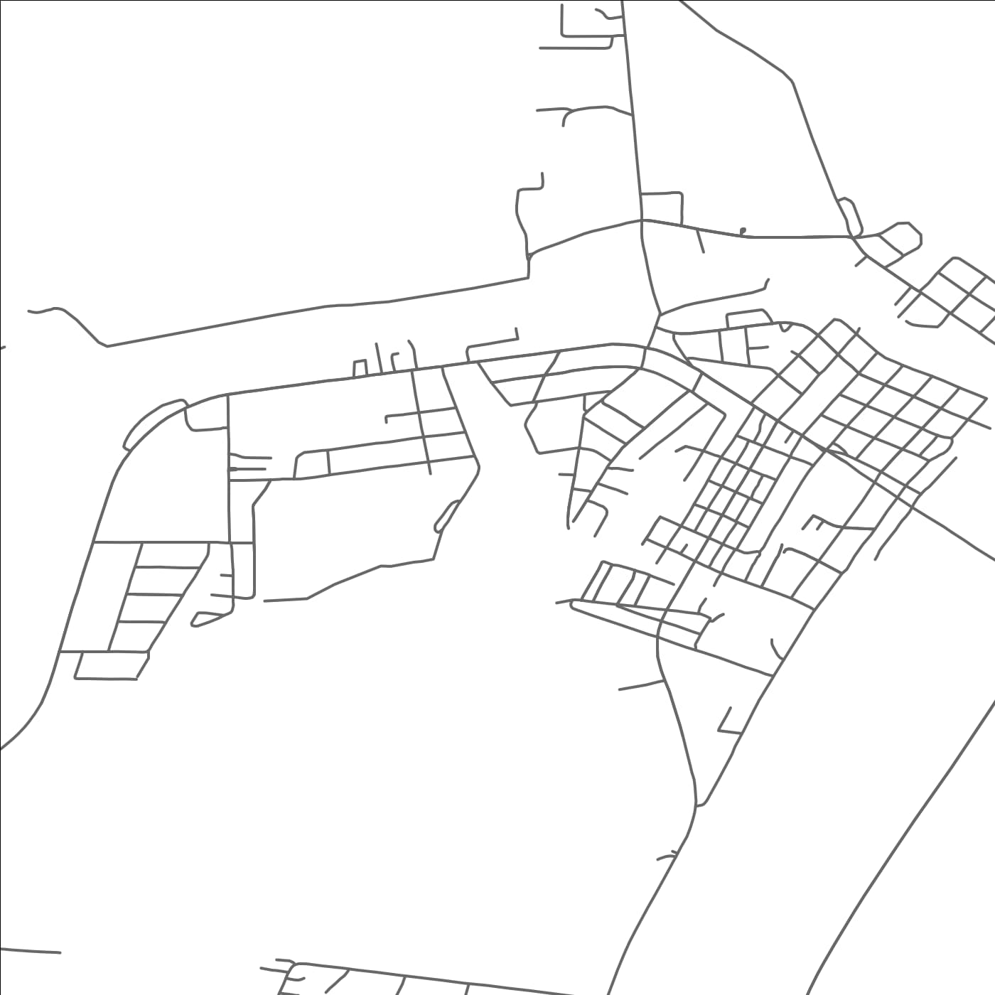 ROAD MAP OF JONESVILLE, LOUISIANA BY MAPBAKES