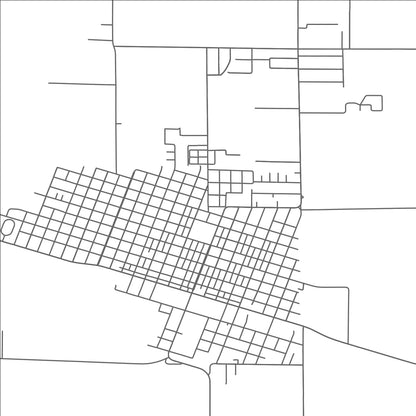 ROAD MAP OF KAPLAN, LOUISIANA BY MAPBAKES