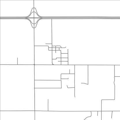 ROAD MAP OF LACASSINE, LOUISIANA BY MAPBAKES