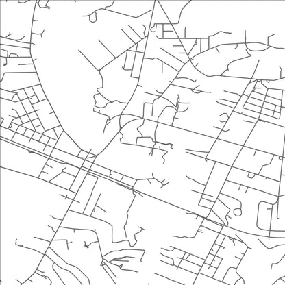 ROAD MAP OF LACOMBE, LOUISIANA BY MAPBAKES