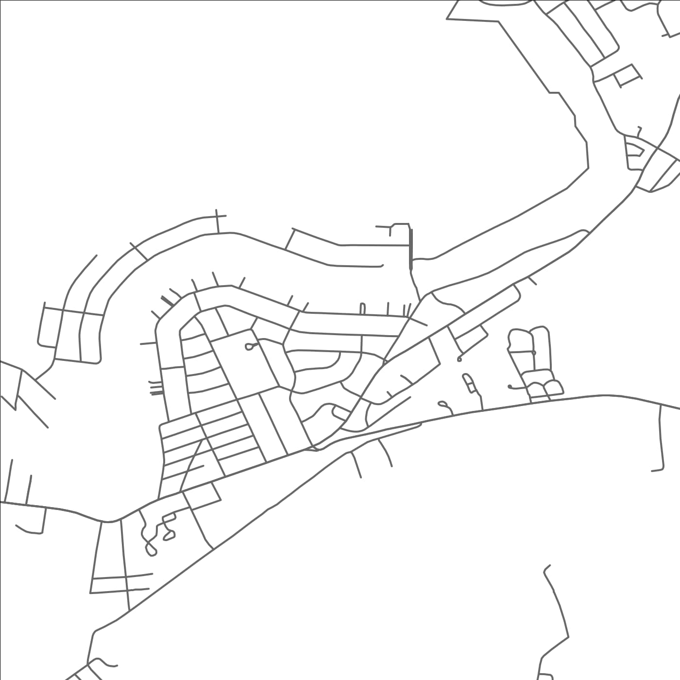 ROAD MAP OF LAKESHORE, LOUISIANA BY MAPBAKES