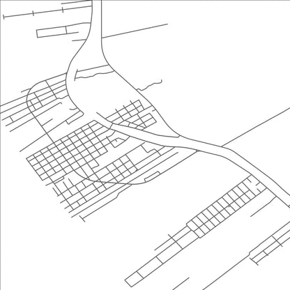 ROAD MAP OF LOCKPORT, LOUISIANA BY MAPBAKES