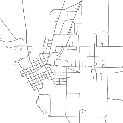 ROAD MAP OF LOGANSPORT, LOUISIANA BY MAPBAKES