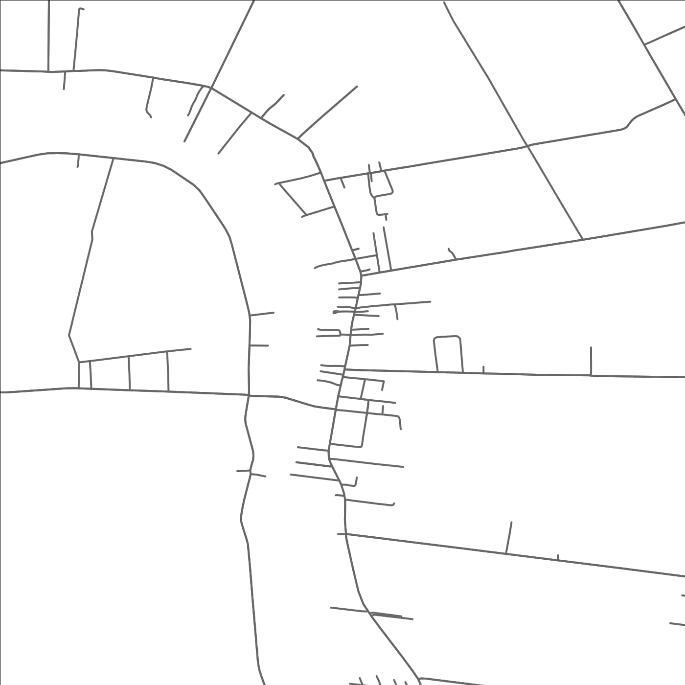 ROAD MAP OF LOREAUVILLE, LOUISIANA BY MAPBAKES