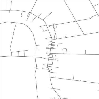 ROAD MAP OF LOREAUVILLE, LOUISIANA BY MAPBAKES