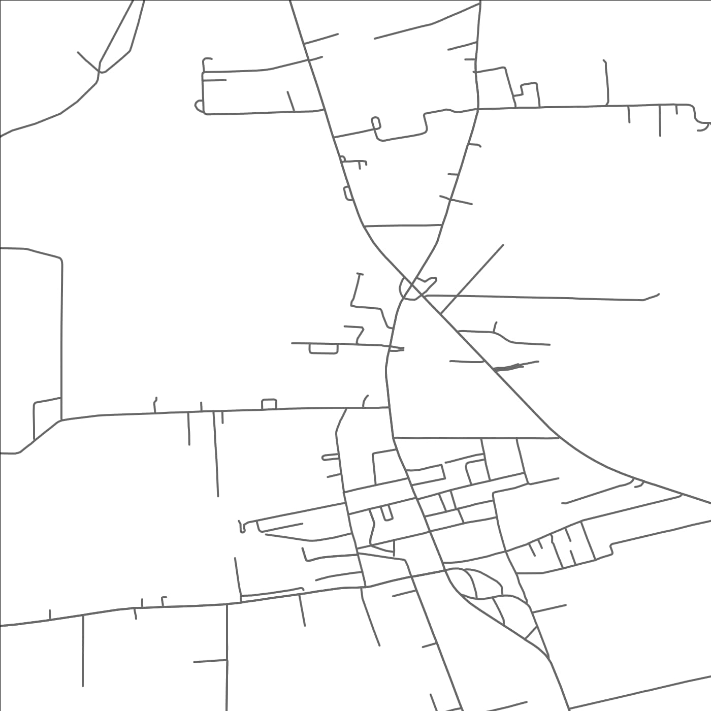 ROAD MAP OF MANSURA, LOUISIANA BY MAPBAKES