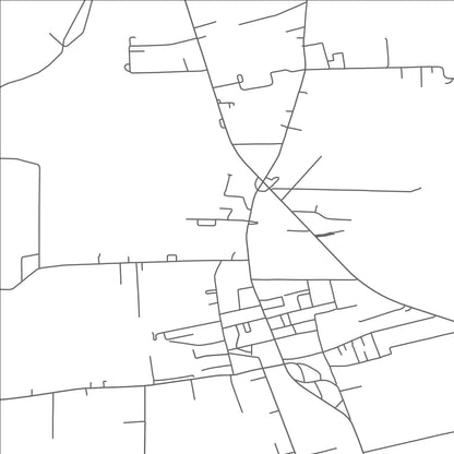 ROAD MAP OF MANSURA, LOUISIANA BY MAPBAKES