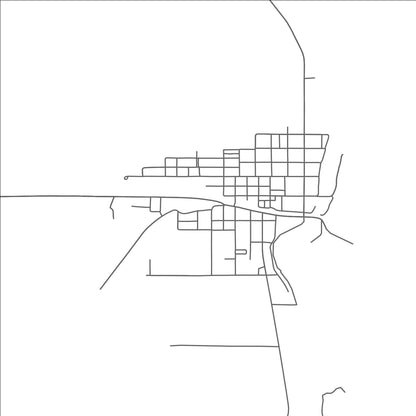 ROAD MAP OF MELVILLE, LOUISIANA BY MAPBAKES