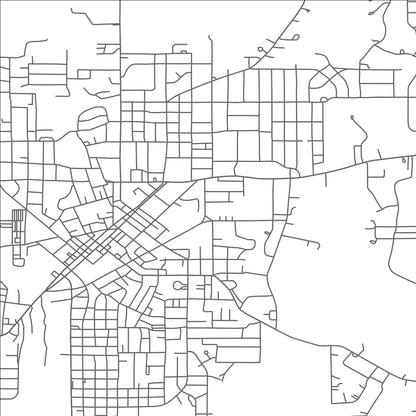 ROAD MAP OF MINDEN, LOUISIANA BY MAPBAKES