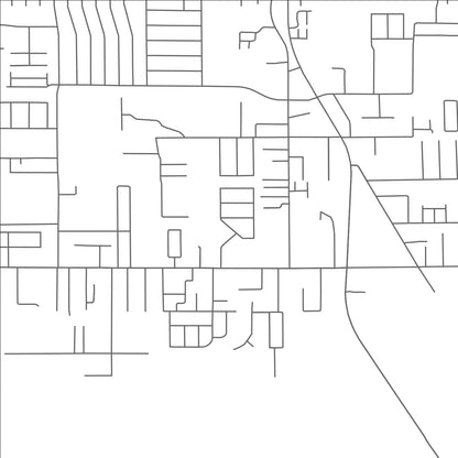 ROAD MAP OF MOSS BLUFF, LOUISIANA BY MAPBAKES