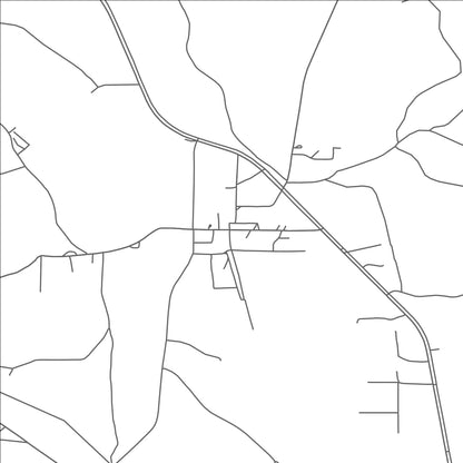 ROAD MAP OF NOBLE, LOUISIANA BY MAPBAKES