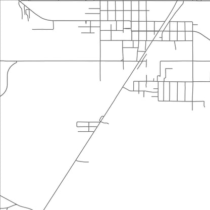 ROAD MAP OF OBERLIN, LOUISIANA BY MAPBAKES