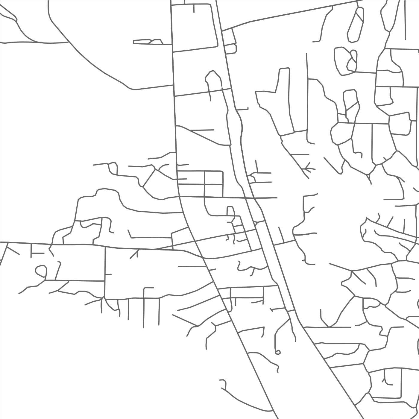 ROAD MAP OF OIL CITY, LOUISIANA BY MAPBAKES