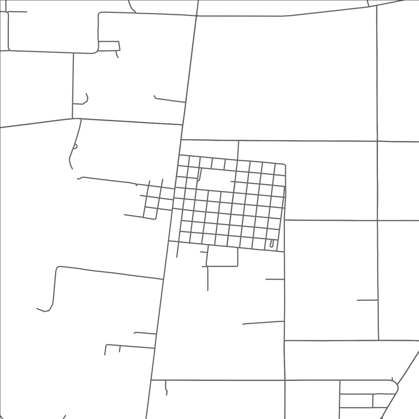 ROAD MAP OF PINE PRAIRIE, LOUISIANA BY MAPBAKES