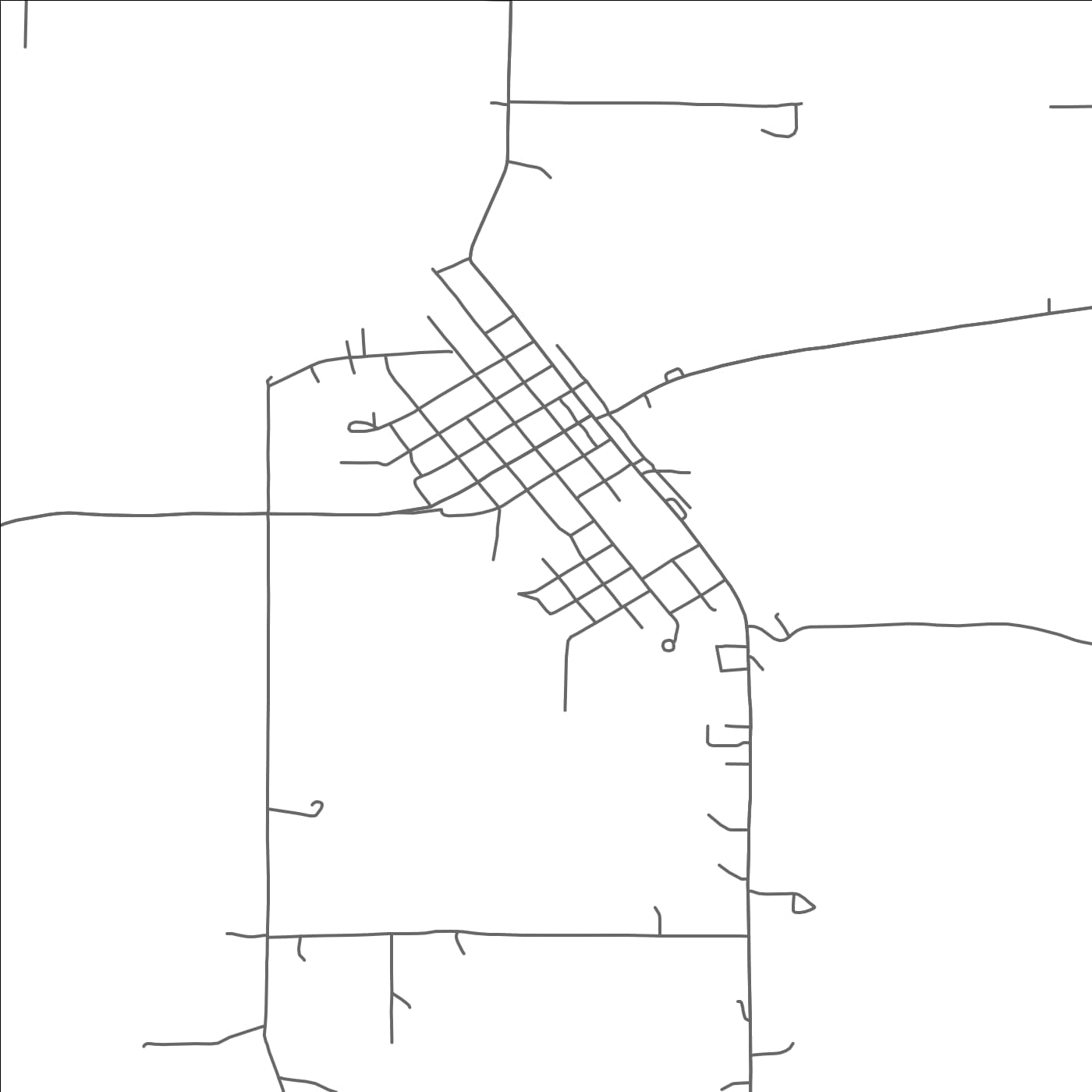 ROAD MAP OF PLEASANT HILL, LOUISIANA BY MAPBAKES