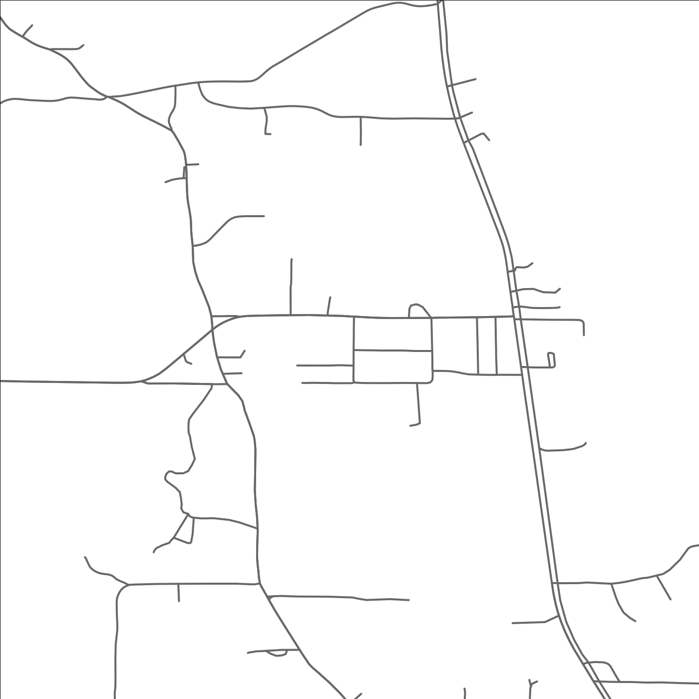 ROAD MAP OF PROSPECT, LOUISIANA BY MAPBAKES