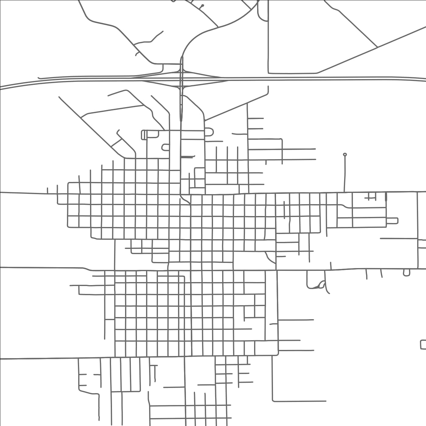 ROAD MAP OF RAYNE, LOUISIANA BY MAPBAKES