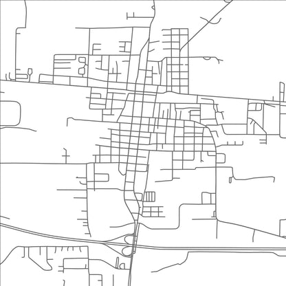 ROAD MAP OF RAYVILLE, LOUISIANA BY MAPBAKES