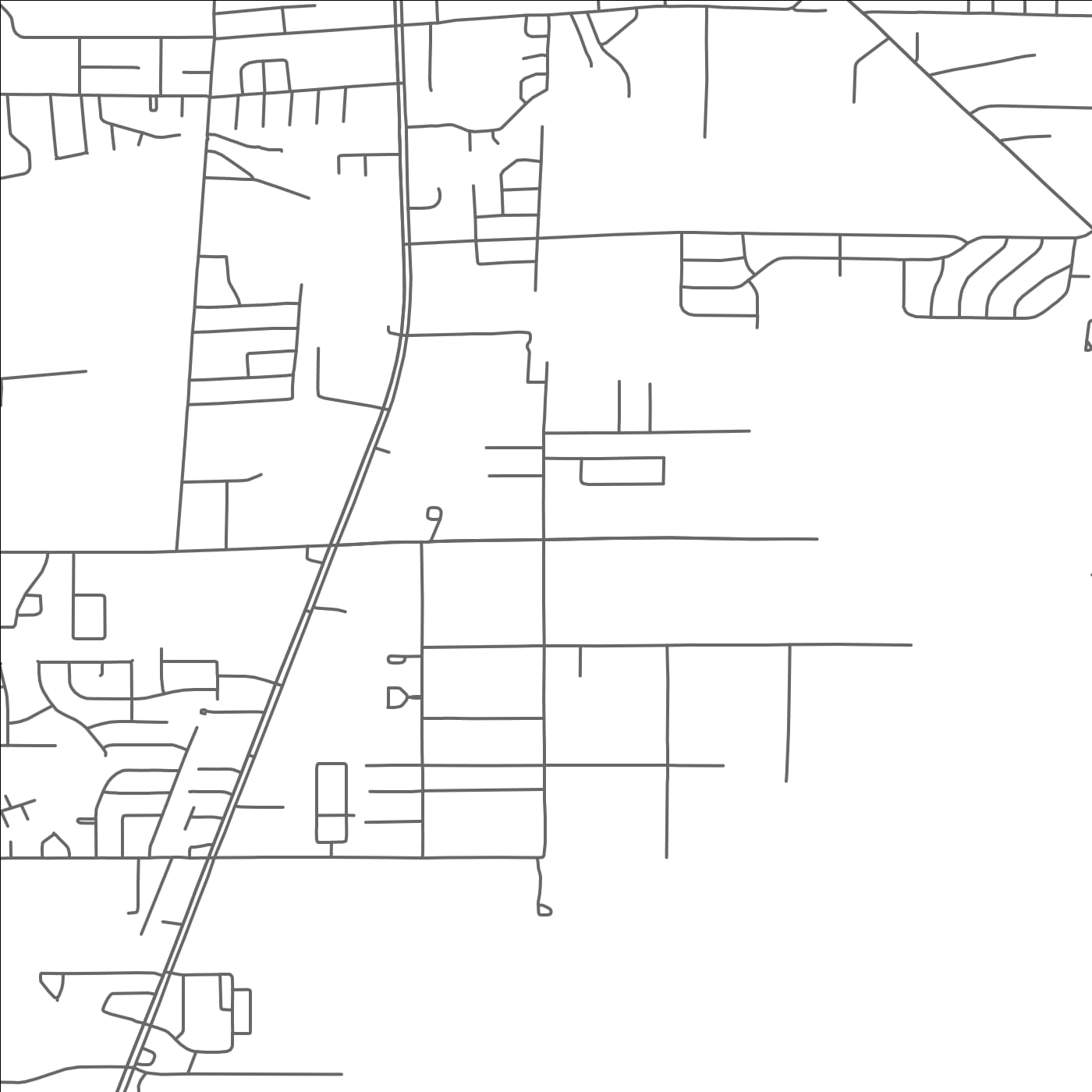 ROAD MAP OF RICHWOOD, LOUISIANA BY MAPBAKES