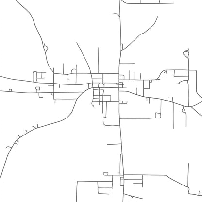 ROAD MAP OF RINGGOLD, LOUISIANA BY MAPBAKES