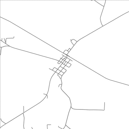 ROAD MAP OF ROBELINE, LOUISIANA BY MAPBAKES