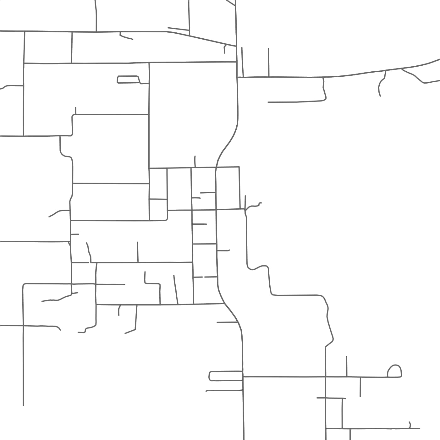 ROAD MAP OF ROSELAND, LOUISIANA BY MAPBAKES