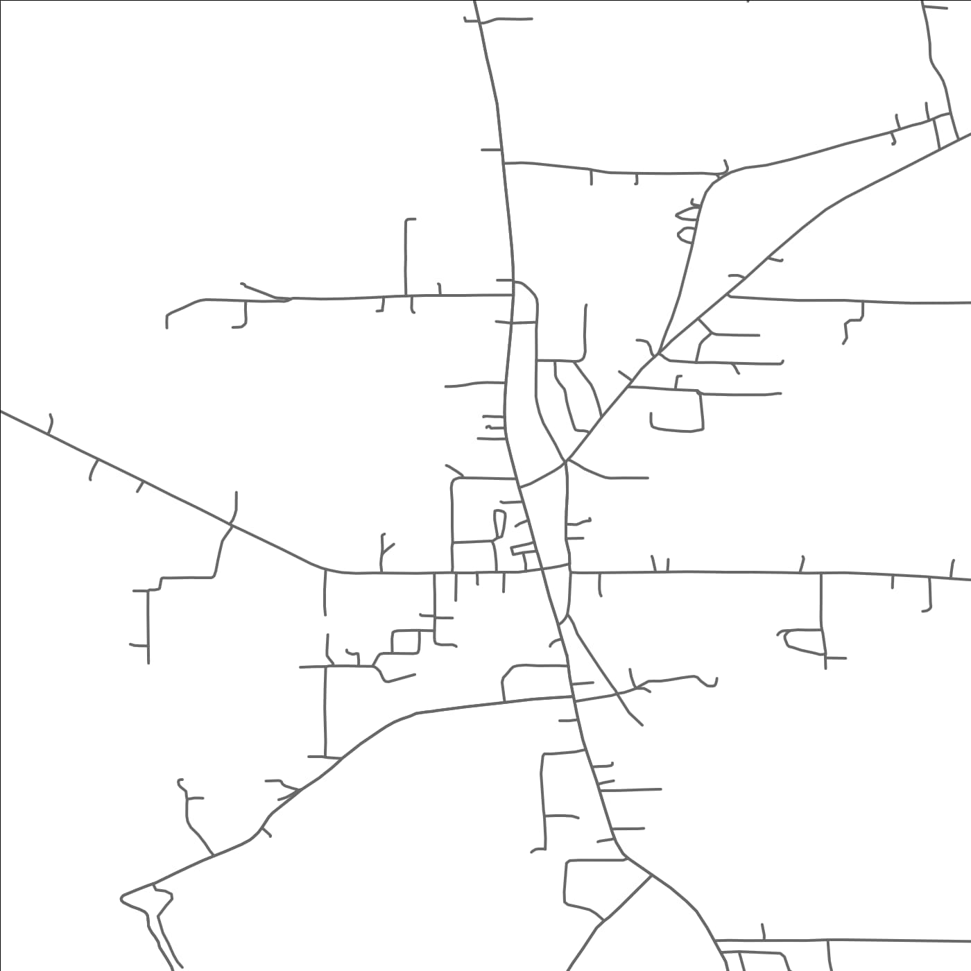 ROAD MAP OF SAREPTA, LOUISIANA BY MAPBAKES