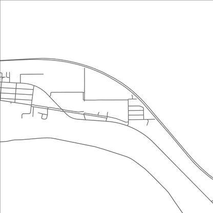 ROAD MAP OF SIRACUSAVILLE, LOUISIANA BY MAPBAKES
