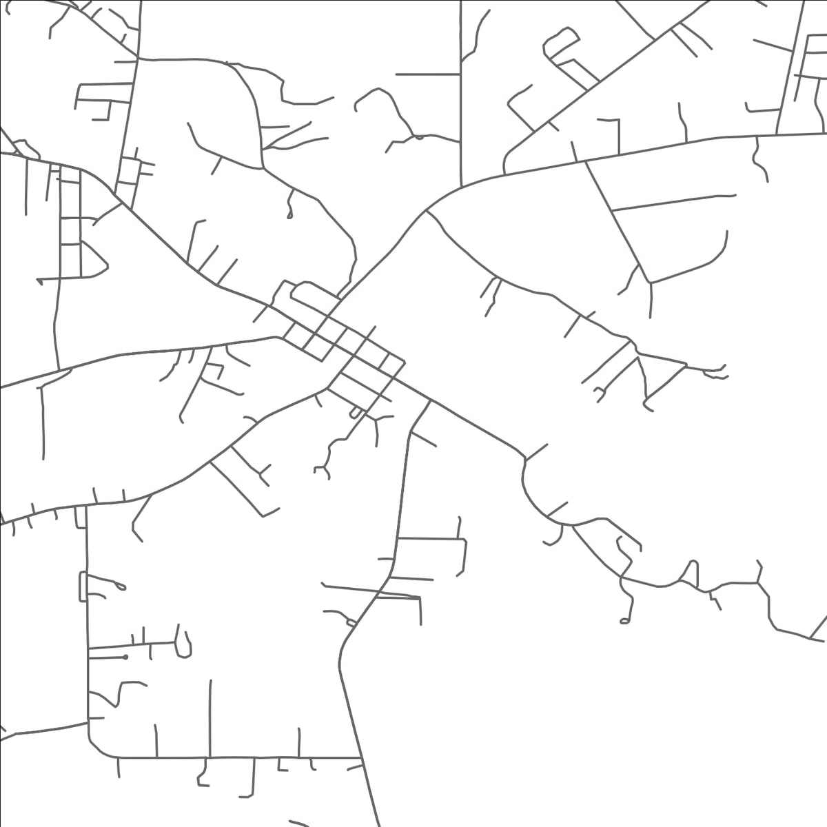 ROAD MAP OF SPRINGFIELD, LOUISIANA BY MAPBAKES