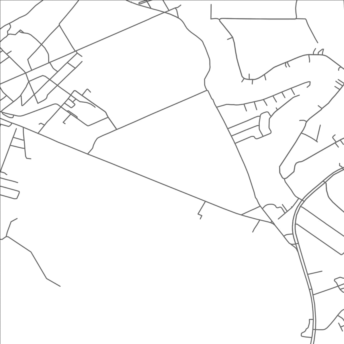 ROAD MAP OF STERLINGTON, LOUISIANA BY MAPBAKES
