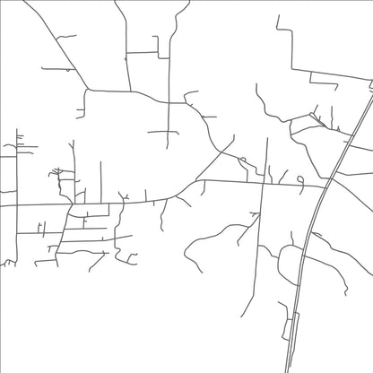 ROAD MAP OF SUN, LOUISIANA BY MAPBAKES