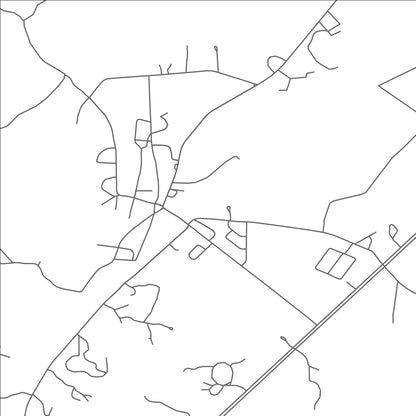 ROAD MAP OF URANIA, LOUISIANA BY MAPBAKES