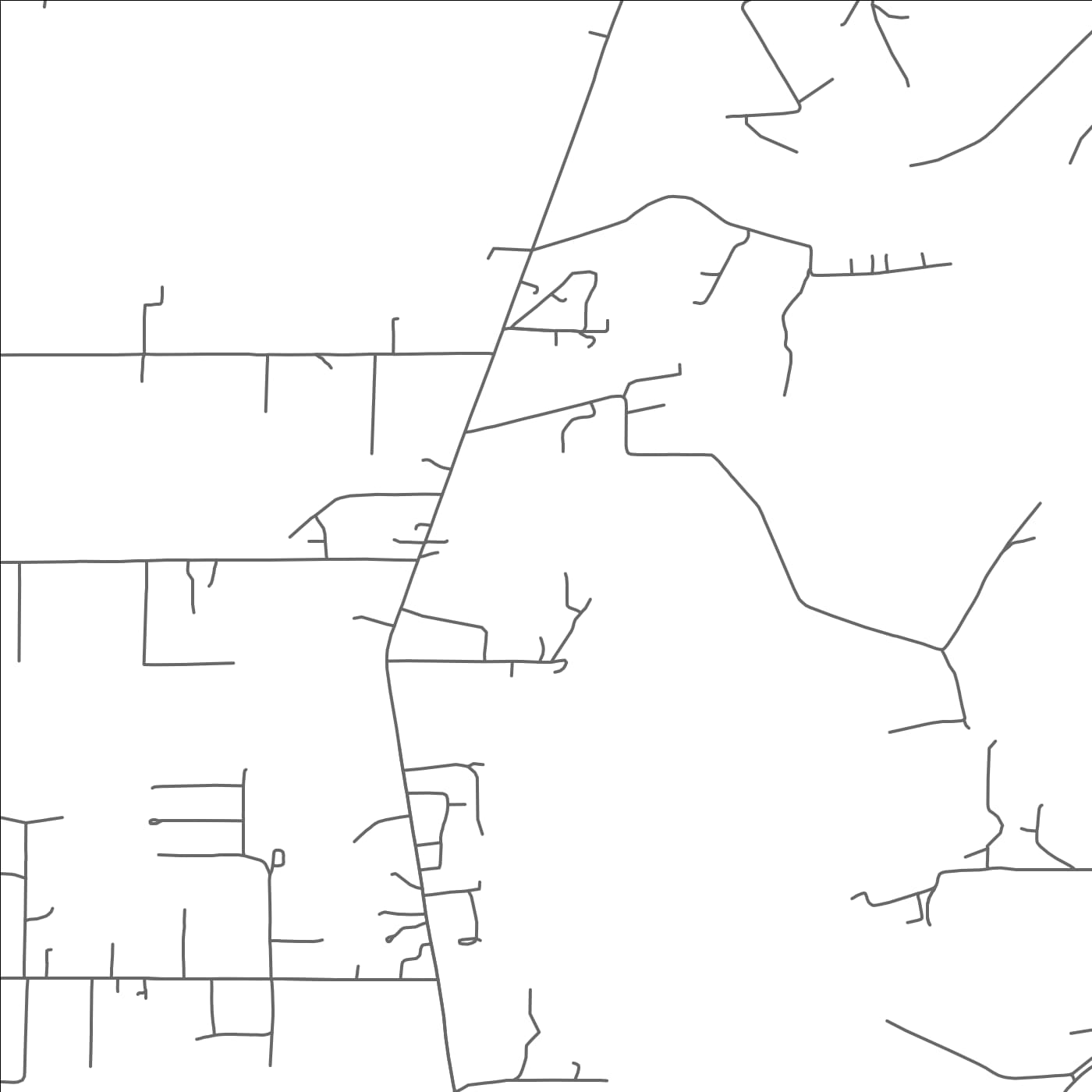 ROAD MAP OF WALLACE RIDGE, LOUISIANA BY MAPBAKES