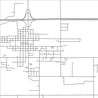 ROAD MAP OF WELSH, LOUISIANA BY MAPBAKES