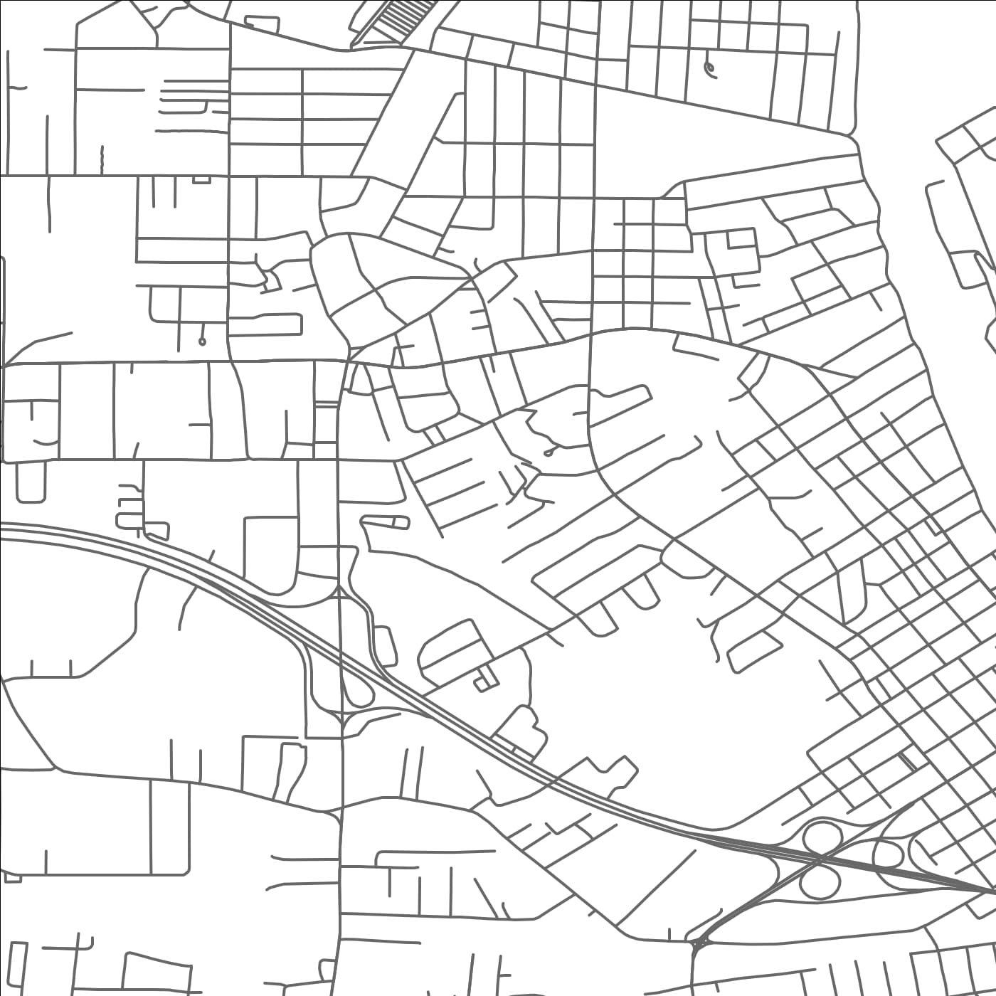 ROAD MAP OF WEST MONROE, LOUISIANA BY MAPBAKES