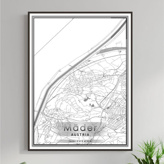 MAP OF MADER BY MAPBAKES