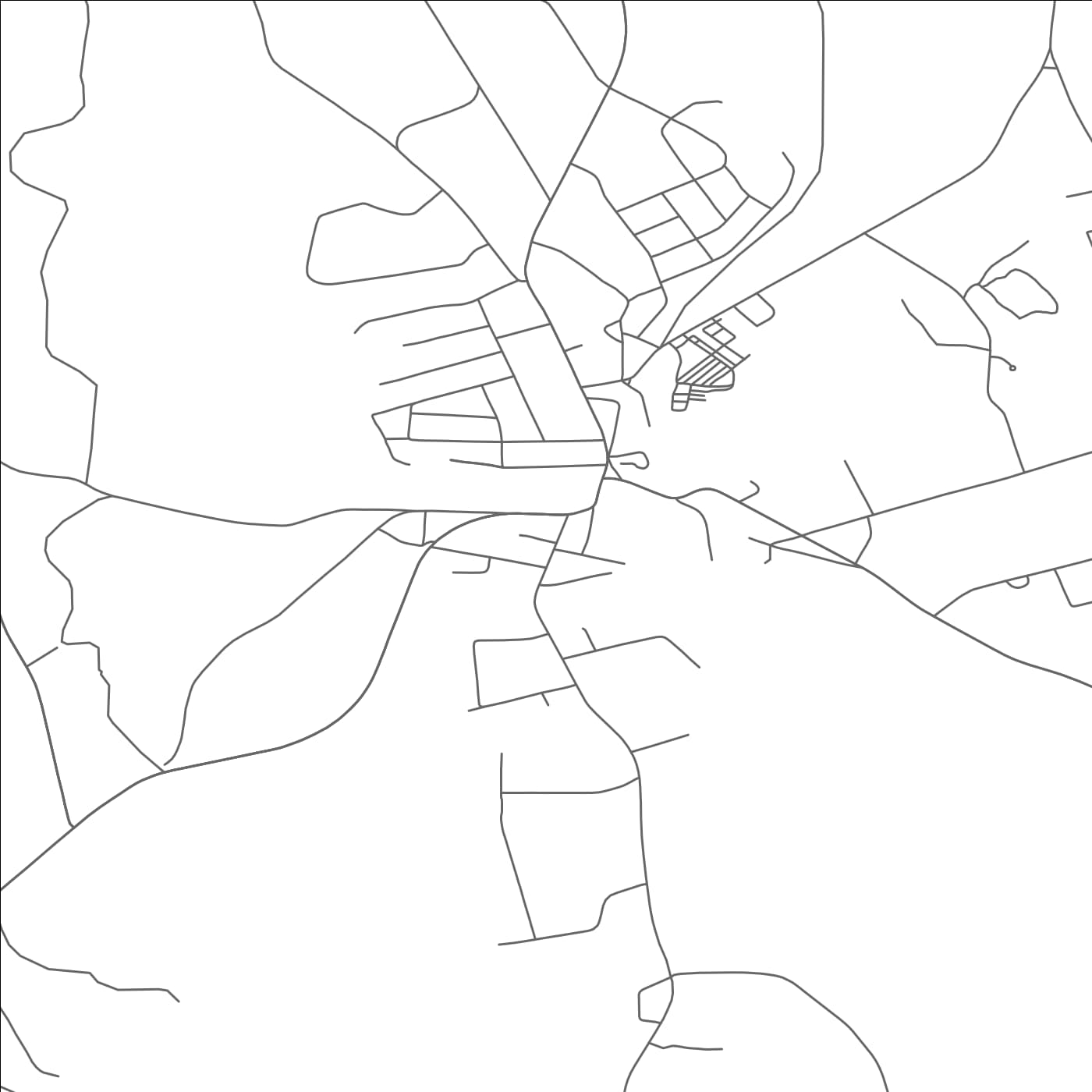 ROAD MAP OF BALDWINVILLE, MASSACHUSETTS BY MAPBAKES