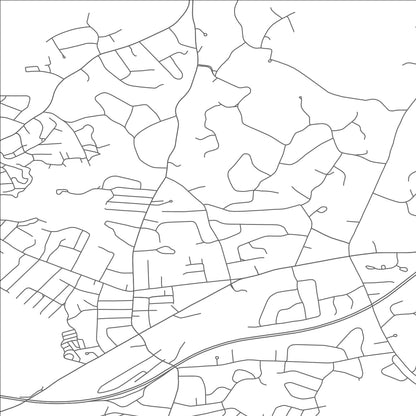 ROAD MAP OF COCHITUATE, MASSACHUSETTS BY MAPBAKES