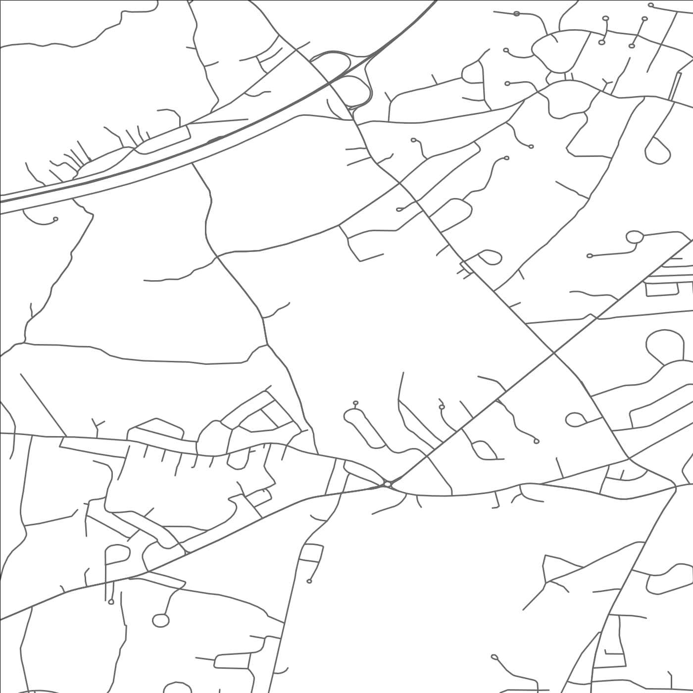 ROAD MAP OF EAST HARWICH, MASSACHUSETTS BY MAPBAKES