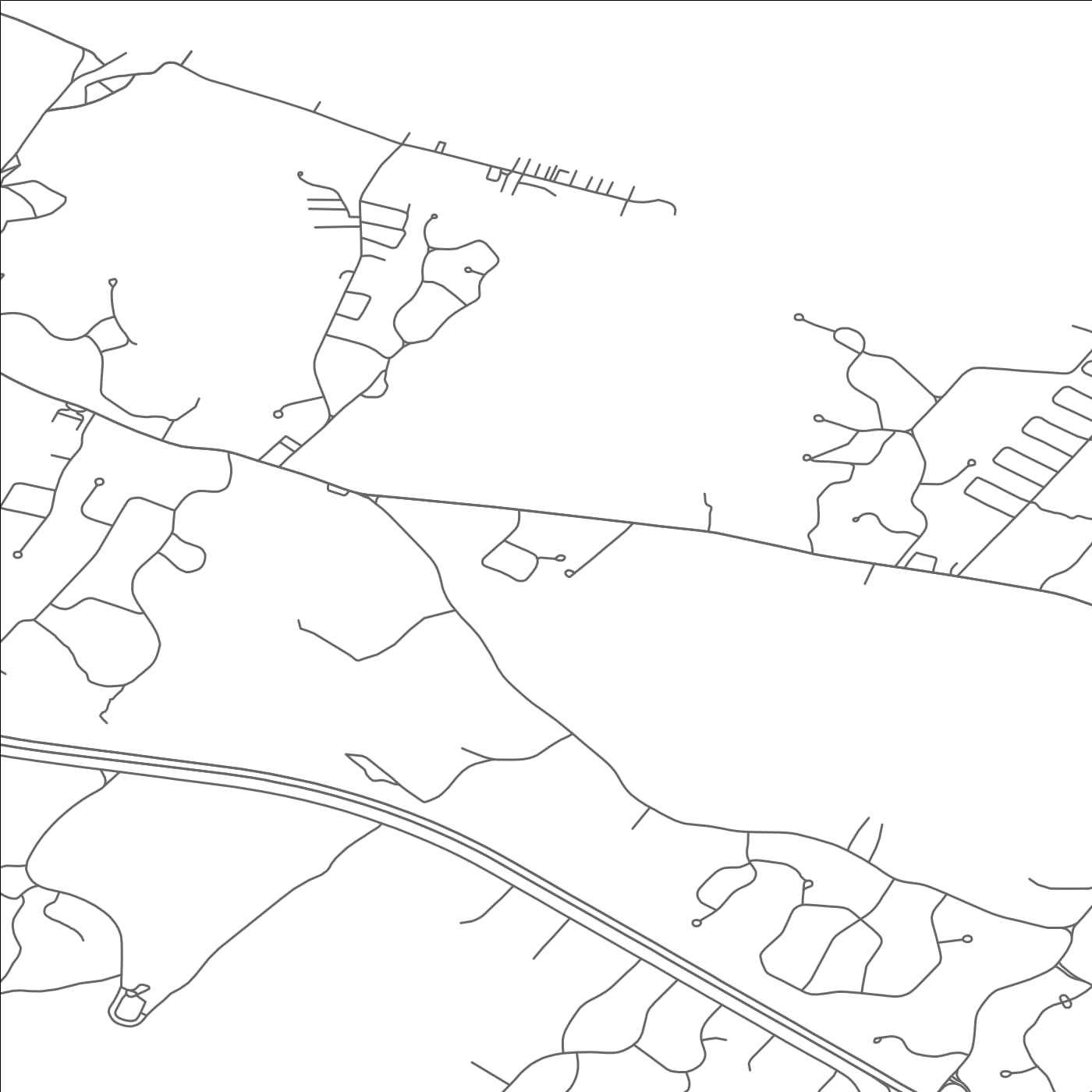 ROAD MAP OF EAST SANDWICH, MASSACHUSETTS BY MAPBAKES
